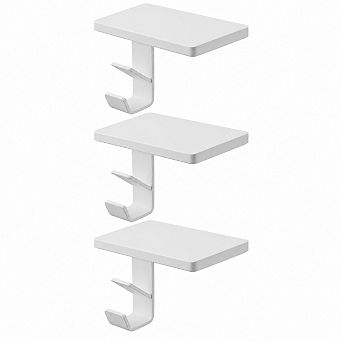 3-Pack 2 in 1 Christmas Stocking Holders For Mantle Garland Hangers