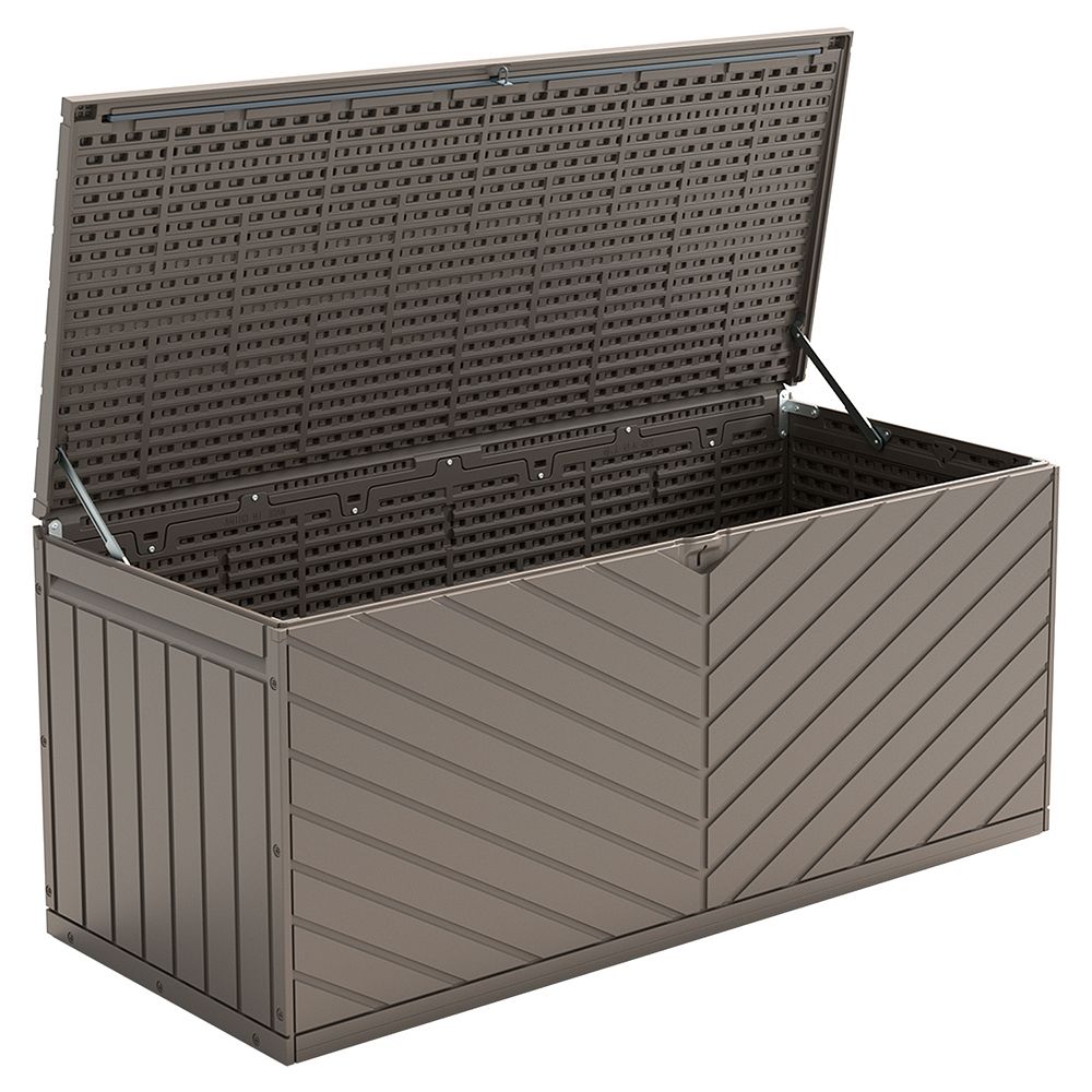 Decksplore 235 Gallon Weatherproof Storage UV Resistant Lockable ...