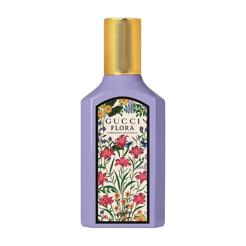 Gucci Flora Gorgeous Magnolia Eau de Parfum with Berries and Patchouli, Size: 1.6 FL Oz, Flora Magn
