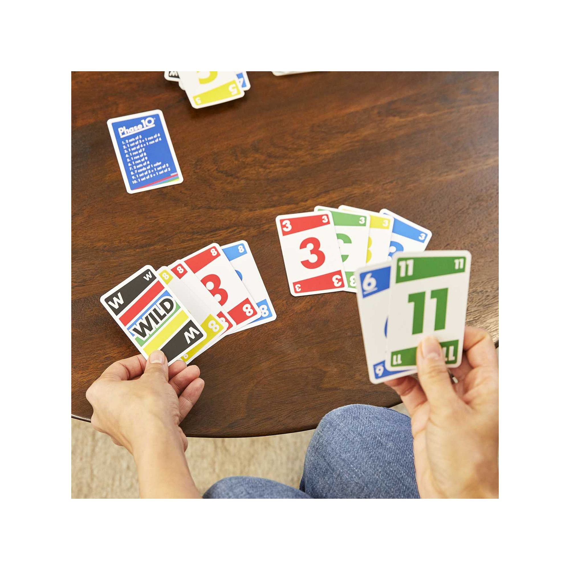 Phase 10 Card Game by Mattel, Multicolor