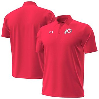 Men's Under Armour Red Utah Utes 2026 Sideline ArmourDry Polo
