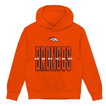Toddler Outerstuff Orange Denver Broncos Field General Fleece Hoodie