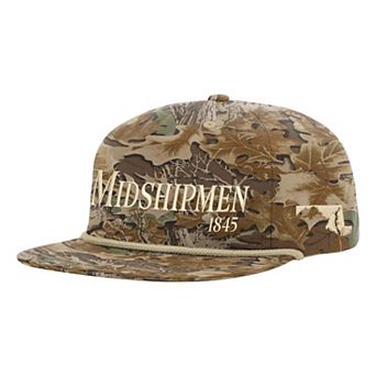 Unisex Uscape Apparel Camo Navy Midshipmen Traditional Trail Golfer Adjustable Hat