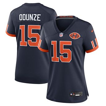 Women's Nike Rome Odunze Navy Chicago Bears 2026 Rivalries Collection Game Jersey