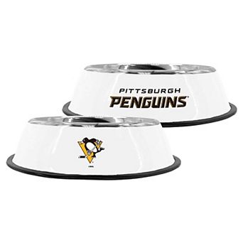 The Memory Company Pittsburgh Penguins 9" Stainless Steel Pet Bowl