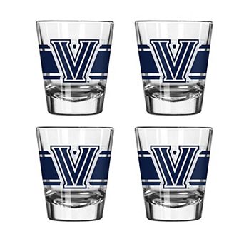 Logo Brands Villanova Wildcats Four-Piece Stripe Shot Glass Set