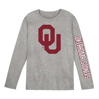 Preschool Outerstuff Gray Oklahoma Sooners Air Raid Long Sleeve T-Shirt