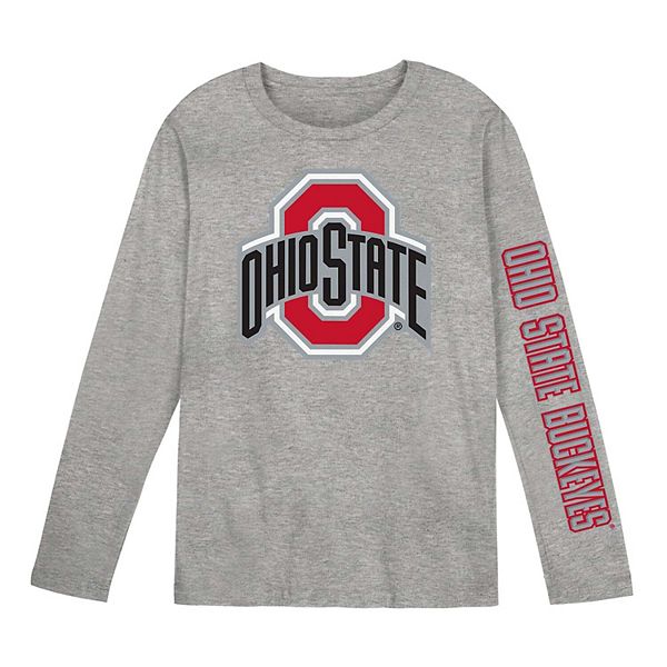 Preschool Outerstuff Gray Ohio State Buckeyes Air Raid Long Sleeve T-Shirt