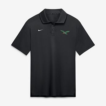 Men's Nike Black Philadelphia Eagles Par Solid Dri-FIT Polo