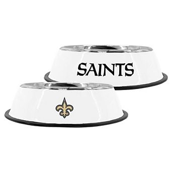"The Memory Company New Orleans Saints 9"" Stainless Steel Pet Bowl"