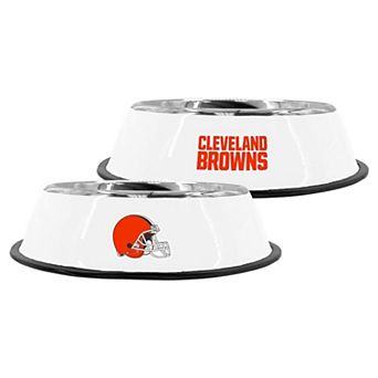 "The Memory Company Cleveland Browns 9"" Stainless Steel Pet Bowl"