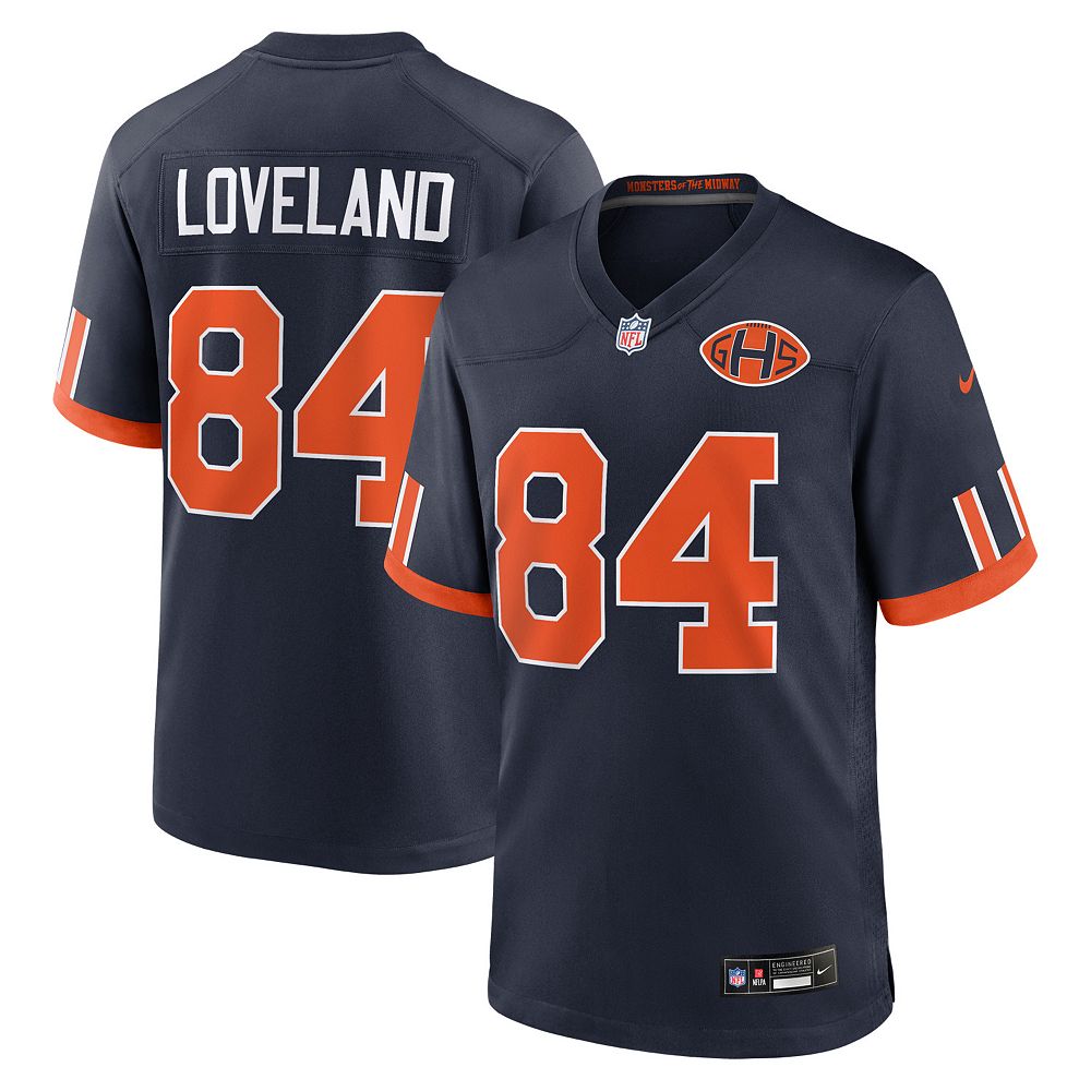 Men's Nike Colston Loveland Navy Chicago Bears 2026 Rivalries ...