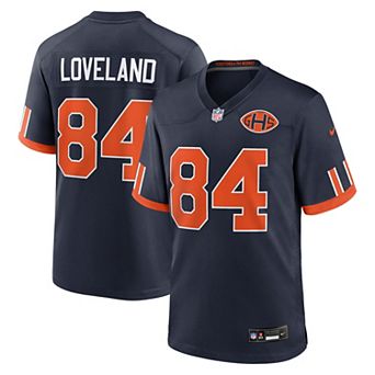 Men's Nike Colston Loveland Navy Chicago Bears 2026 Rivalries Collection Game Jersey