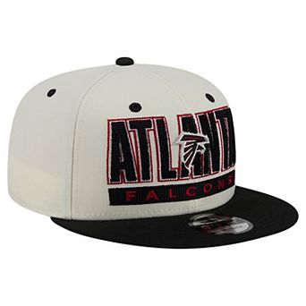 Men's New Era Cream/Black Atlanta Falcons Classic 9FIFTY Snapback Hat