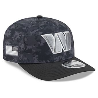Men's New Era Black Washington Commanders 2026 Salute To Service 9SEVENTY Adjustable Hat