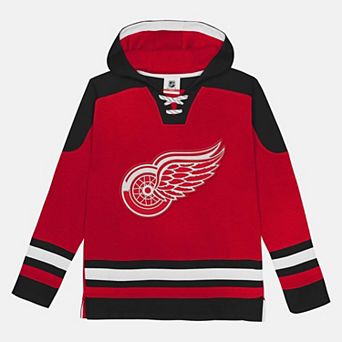 Preschool Outerstuff Red Detroit Red Wings Ageless Must Have Home Raglan V-Neck Hoodie