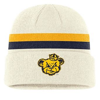 Men's Nike Cream Cal Bears Legacy Lettered Cuffed Knit Hat