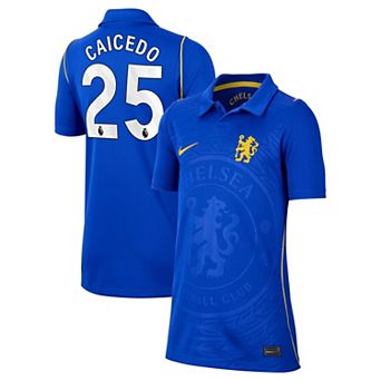 Youth Nike Mois̩s Caicedo Blue Chelsea 2026/27 Home Stadium Replica Jersey