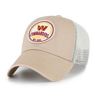 Men's '47 Khaki Washington Commanders Felton Clean Up Adjustable Hat