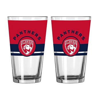 Logo Brands Florida Panthers Two-Piece 16oz. Horizon Pint Glass Set