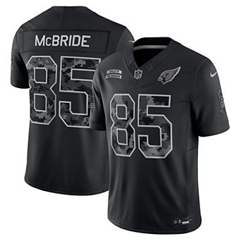 Men's Nike Trey McBride Black Arizona Cardinals 2026 Salute to Service Stitched Limited Jersey