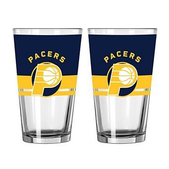 Logo Brands Indiana Pacers Two-Piece 16oz. Horizon Pint Glass Set