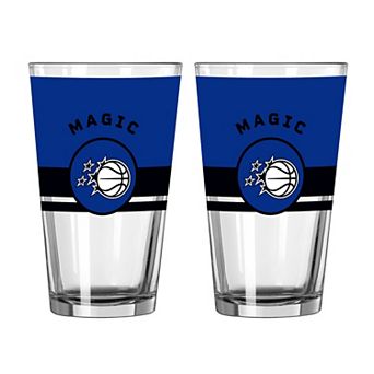 Logo Brands Orlando Magic Two-Piece 16oz. Horizon Pint Glass Set
