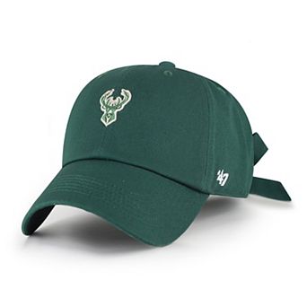 Women's '47 Hunter Green Milwaukee Bucks Bow Back Clean Up Adjustable Hat