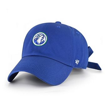 Women's '47 Royal Minnesota Timberwolves Bow Back Clean Up Adjustable Hat