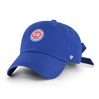 Women's '47 Royal Detroit Pistons Bow Back Clean Up Adjustable Hat