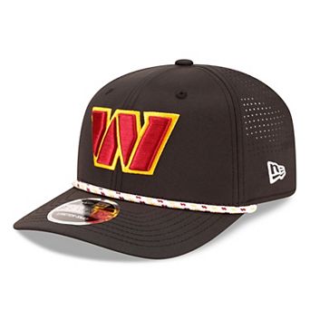 Men's New Era Black Washington Commanders 9SEVENTY Adjustable Hat