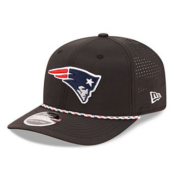 Men's New Era Black New England Patriots 9SEVENTY Adjustable Hat
