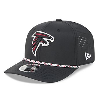 Men's New Era Black Atlanta Falcons 9SEVENTY Adjustable Hat