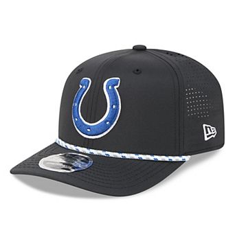 Men's New Era Black Indianapolis Colts 9SEVENTY Adjustable Hat
