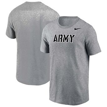 Men's Nike Gray Army Black Knights School Logo T-Shirt