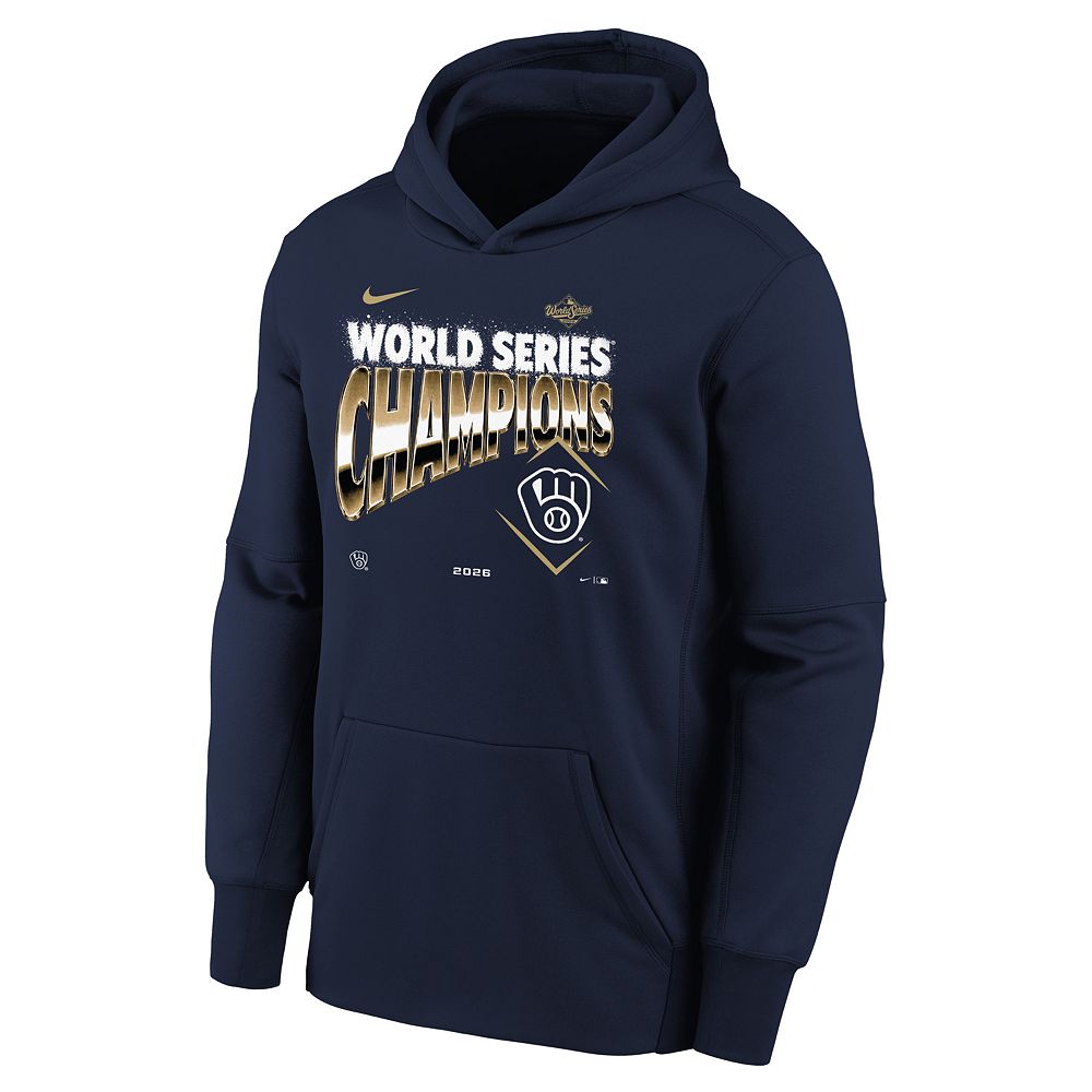 Youth Nike Milwaukee Brewers 2026 World Series Champions Gold Fleece ...