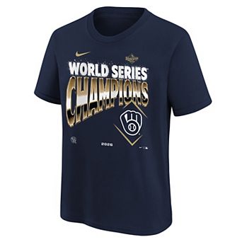 Youth Nike Milwaukee Brewers 2026 World Series Champions Graphic Tee