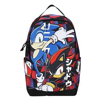 Sonic The Hedgehog Sonic & Shadow 18.5-inch Backpack