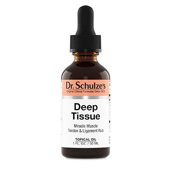 Dr. Schulze's Deep Tissue Oil - Soothing Herbal Oil for Muscle Support - 1 oz