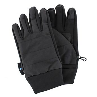 Grand Sierra Men's Quilted Softshell Waterproof Touchscreen Winter Gloves