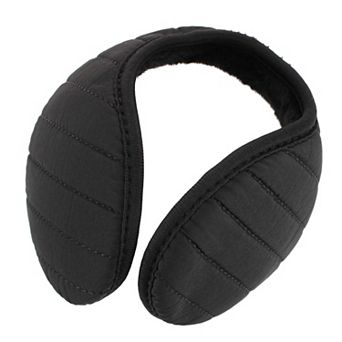 Grand Sierra Adult Quilted Ear Wrap with Plush Lining Black