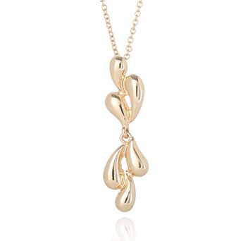 BCBGeneration Squiggle Shape Pendant Necklace for Women 19"+3"