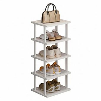 KAUFLY Shoe Rack - Slim Stackable for Small Spaces & Entryway