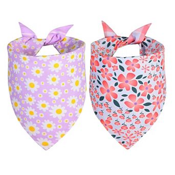2 Pack XL Dog Bandanas