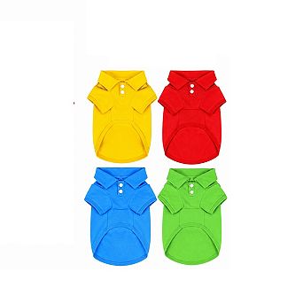 4 Pack Dog Polo Shirts
