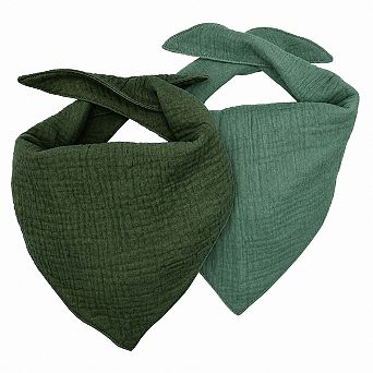 2 Pack Cotton Dog Bandanas
