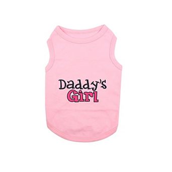 Pink Sleeveless Dog Shirt