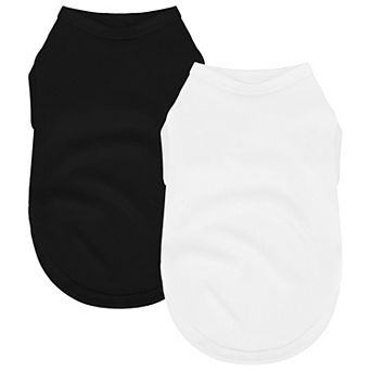 2 Pack Solid Dog Shirts