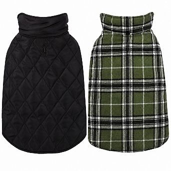 2 Pack Waterproof Dog Coats