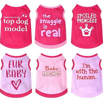 6 Pack Chihuahua Dog Shirts